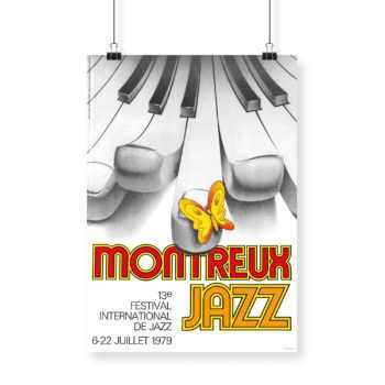 Poster Marco Antonio Batan 1979 Montreux Jazz Festival