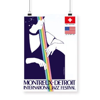 Poster Karen Magdalen Ringler 1980 Montreux Jazz Festival