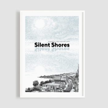Montreux Jazz Music Festival 2020. Silent Shores 50x70 Frame - Oscar Oiwa