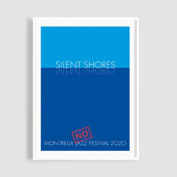 Montreux Jazz Music Festival 2020. Silent Shores 50x70 Frame - Per Arnoldi