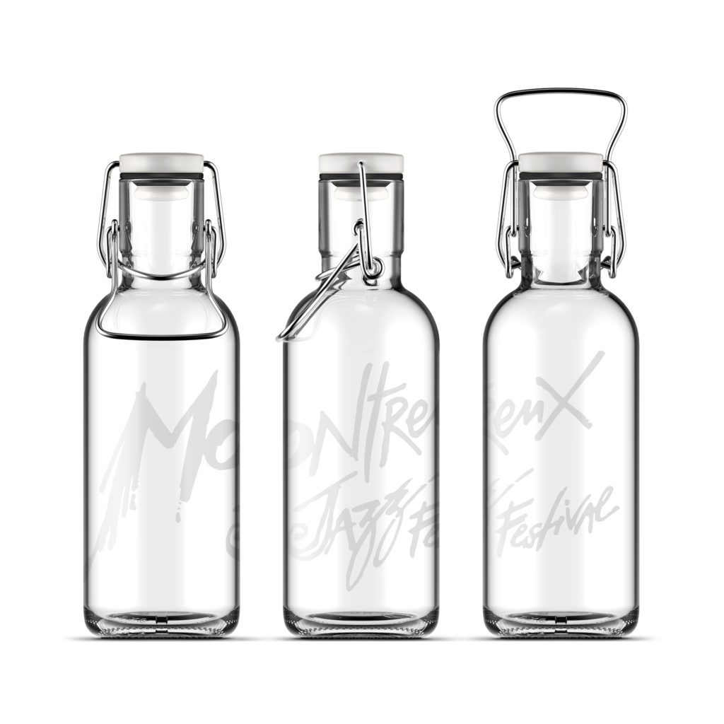 Glass Bottle Montreux Jazz Festival - Montreux Jazz Shop